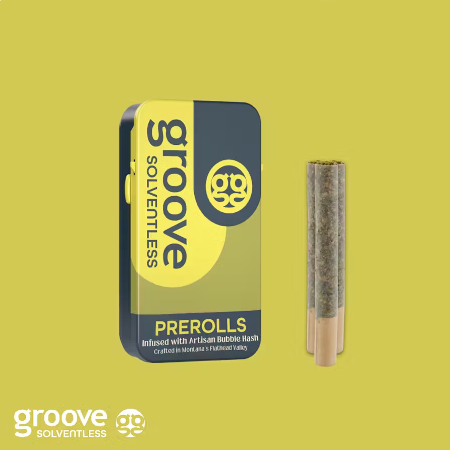 Rainbow Sherbert #11/Truffle Cake (3 Pack - 2.4g) BUBBLE HASH INFUSED PRE-ROLLS