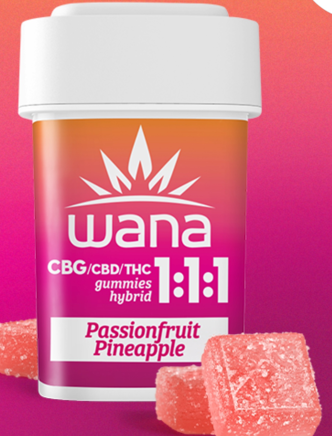 Wana Passionfruit Pineapple Gummies