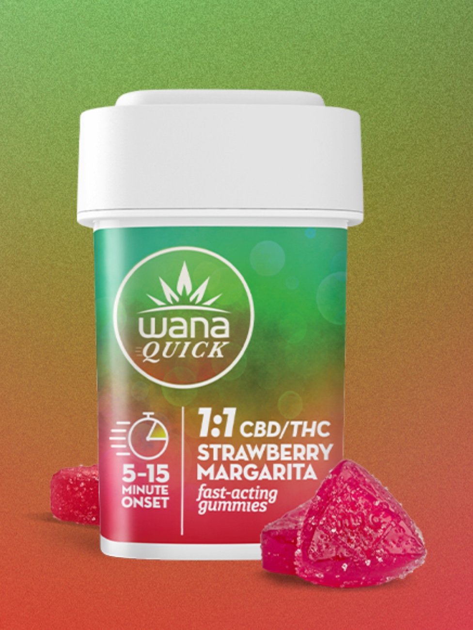 Wana Strawberry Margarita Quick Gummies